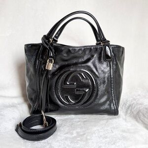 Gucci Small SoHo Tote Bag Patent